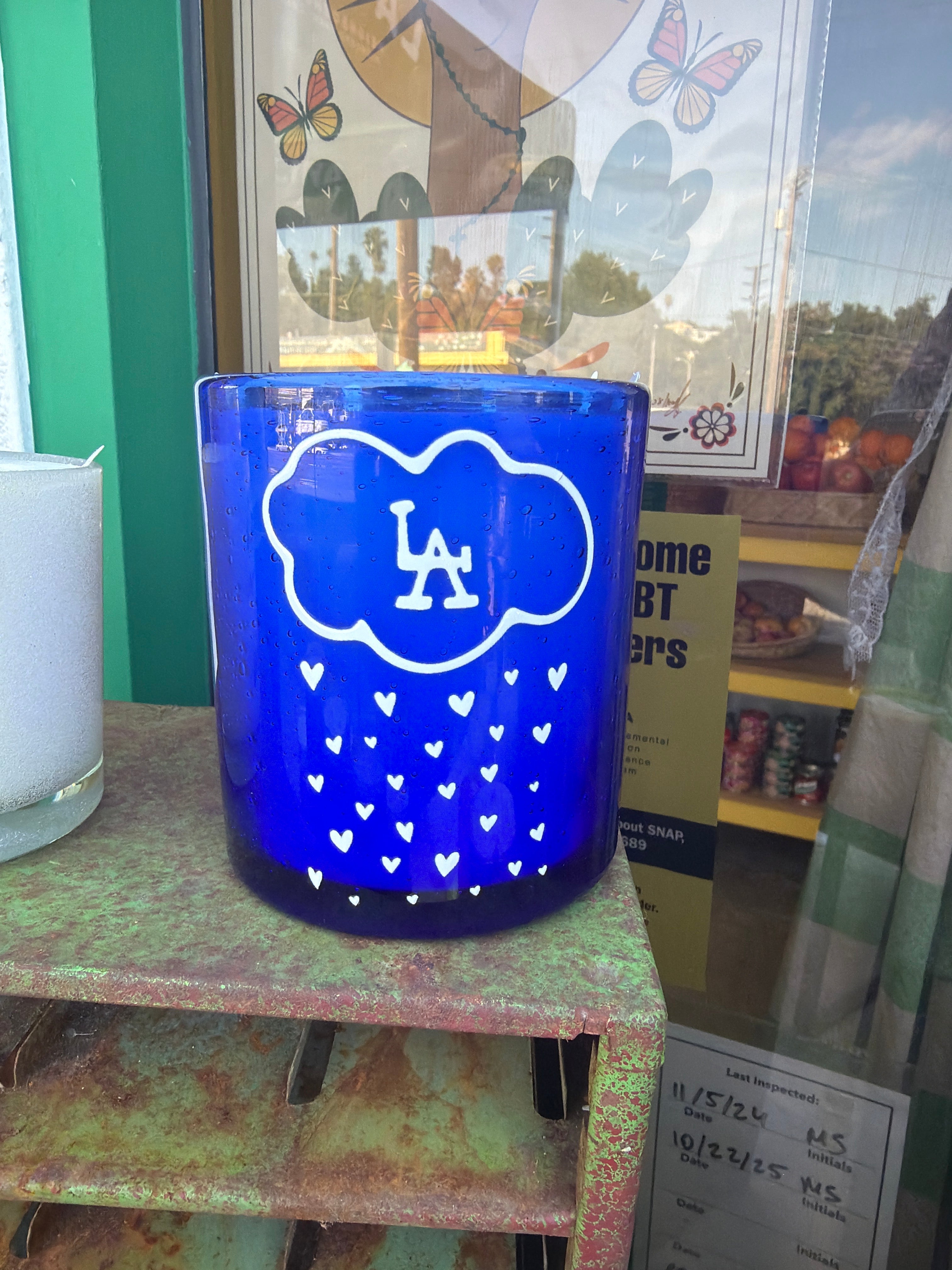 Large Blue Rain
